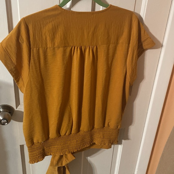 Mustard drop waist top - Picture 6 of 10